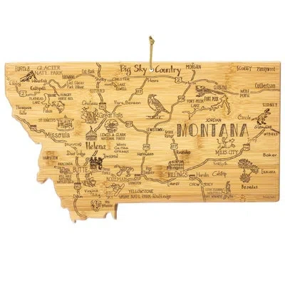 Totally Bamboo State Destination Series Bamboo Montana Cutting Board