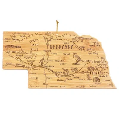 Totally Bamboo State Destination Series Bamboo Nebraska Cutting Board