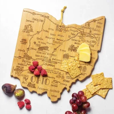 Totally Bamboo State Destination Series Bamboo Ohio Cutting Board