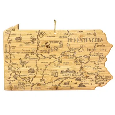 Totally Bamboo State Destination Series Bamboo Pennsylvania Cutting Board