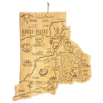Totally Bamboo State Destination Series Bamboo Rhode Island Cutting Board
