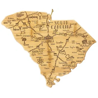 Totally Bamboo State Destination Series Bamboo South Carolina Cutting Board