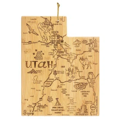 Totally Bamboo State Destination Series Bamboo Utah Cutting Board