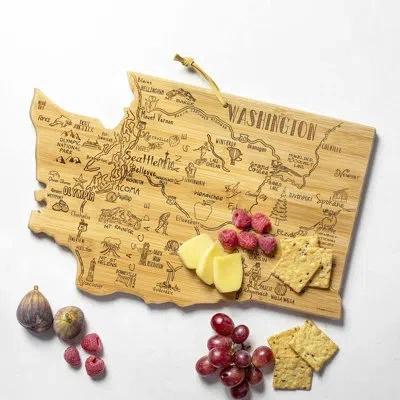 Totally Bamboo State Destination Series Bamboo Washington Cutting Board