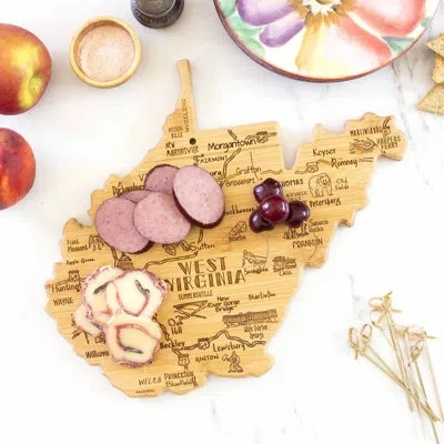 Totally Bamboo State Destination Series Bamboo West Virginia Cutting Board