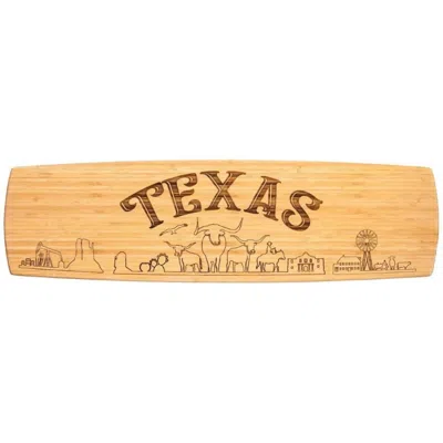 Totally Bamboo Texas State Charcuterie Board In Beige