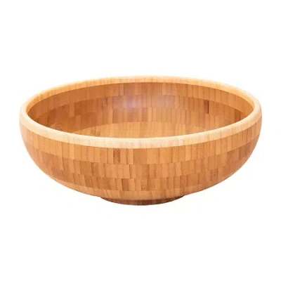 Totally Bamboo Wood Salad Server In Brown