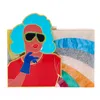 Tote London Women's Gerardo's Muse Limited Edition Acrylic Clutch By  Villareal Studio