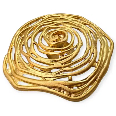 Tote London Women's Gold Roseline Coil Ring