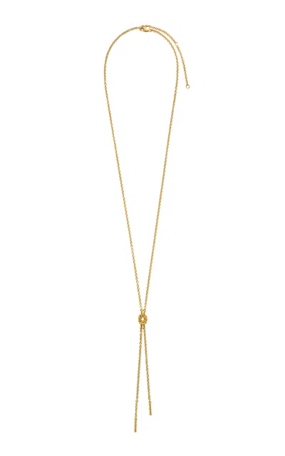Totême Rope Lariat Gold-tone Necklace