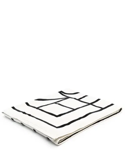 Totême Toteme Pre Monogram Beach Towel