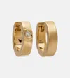 Totême 18kt Gold Hoop Earrings With Diamond