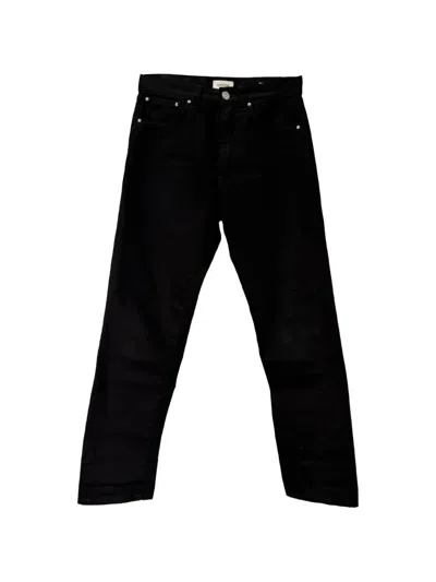 Pre-owned Totême 2020s Garderob Straight-leg Jeans In Black