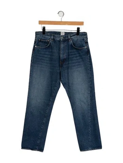 Pre-owned Totême 2022 Straight Leg Jeans In Blue