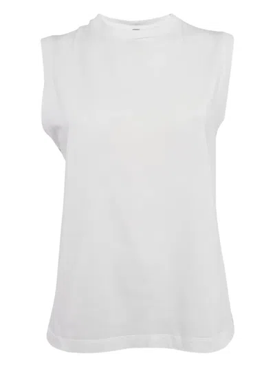 Pre-owned Totême 2024 Crew-neck Sleeveless Top In White