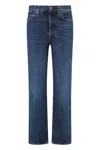 Totême Straight-leg Organic Cotton Jeans With Metal Buttons