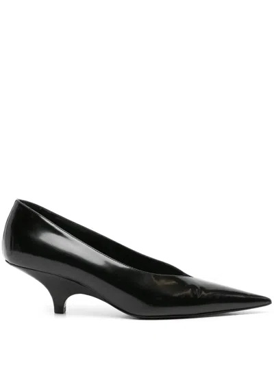 TOTÊME 55MM POINTED-TOE LEATHER PUMPS