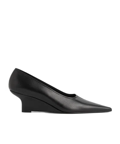 Totême 55mm Pointed-toe Leather Pumps In Burgundy