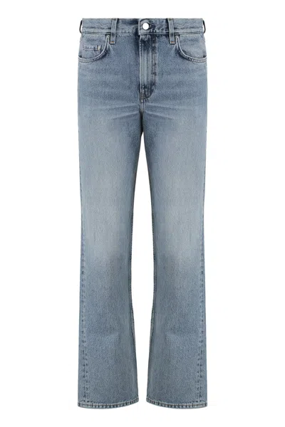 Totême 5-pocket Straight-leg Organic Cotton Jeans In Denim