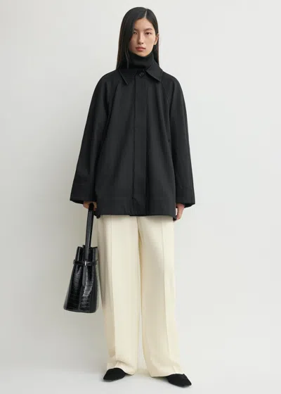 Totême A-line Raglan Jacket Black