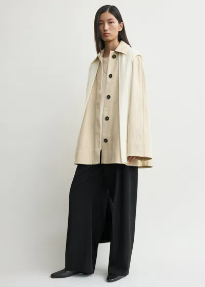 Totême A-line Raglan Jacket Sand In Neutral