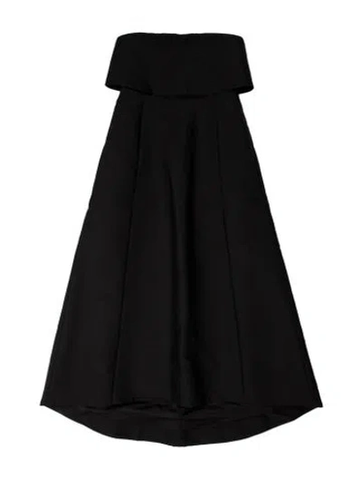 Pre-owned Totême A-line Wool-cotton Midi Length Dress In Blue