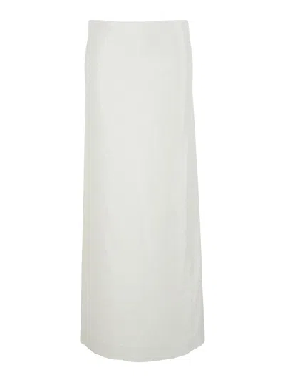 Totême Toteme All-over Sequin-embellished Skirt In White