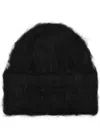Totême Alpaca Wool-blend Beanie In Black