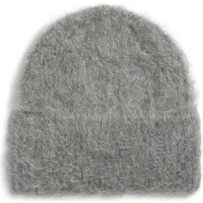 Totême Toteme Alpaca Blend Beanie In Gray