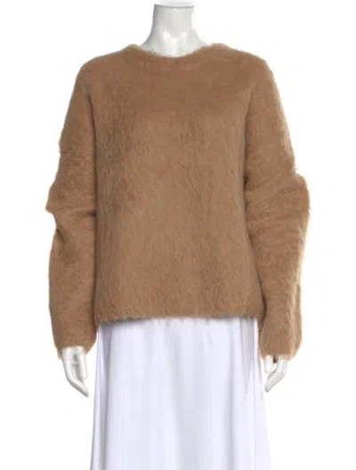 Pre-owned Totême Alpaca Crew Neck Sweater In Neutral