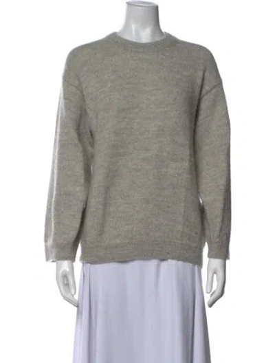 Pre-owned Totême Alpaca Crew Neck Sweater In Neutrals