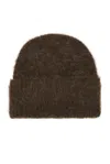 Totême Alpaca Knit Beanie In Brown