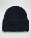 Totême Alpaca Knit Beanie In Black