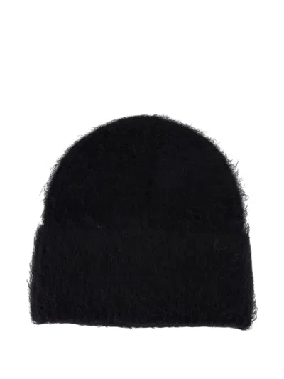 Totême Alpaca Knit Beanie In Brown