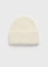 Totême Alpaca Knit Beanie Ecru In Neutral