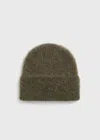 Totême Alpaca Knit Beanie Pepper In Green