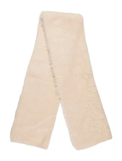 Pre-owned Totême Alpaca Scarf In Neutral