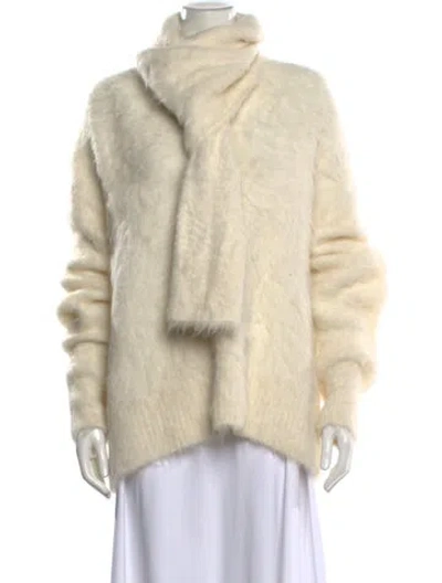 Pre-owned Totême Alpaca Turtleneck Sweater In Neutrals