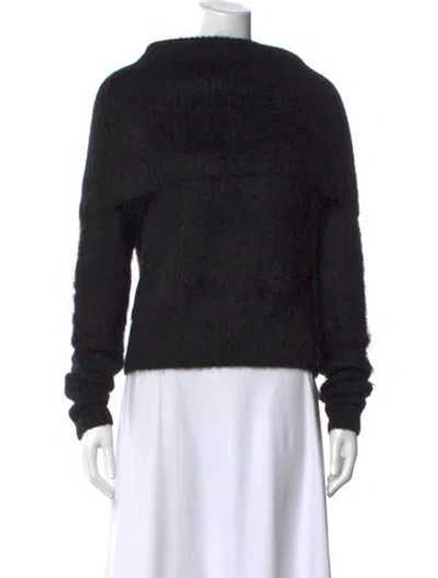 Pre-owned Totême Alpaca Turtleneck Sweater W/ Tags In Black