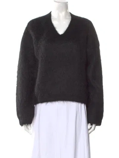 Pre-owned Totême Alpaca V-neck Sweater In Multi