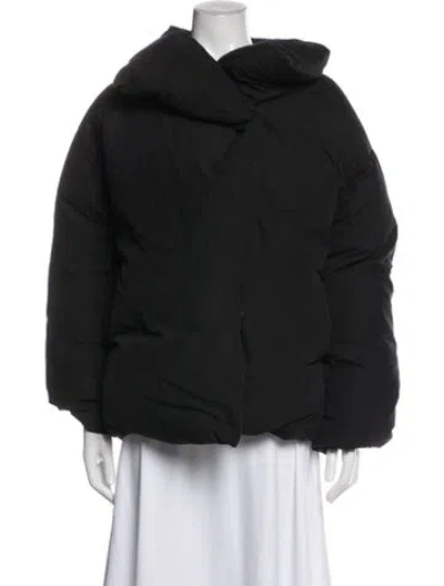 Pre-owned Totême Annecy Down Jacket Down Coat In Black