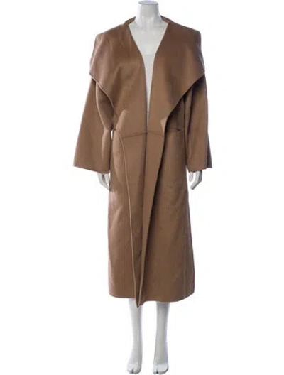 Pre-owned Totême Annecy Wool Coat In Brown