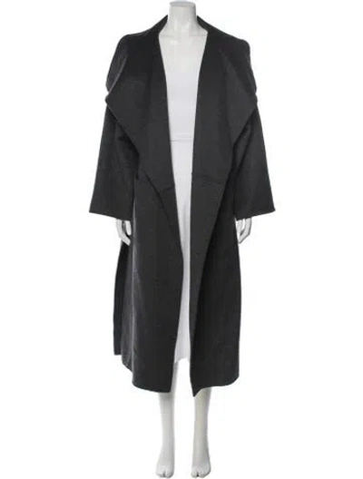 Pre-owned Totême Annecy Wool Coat In Gray