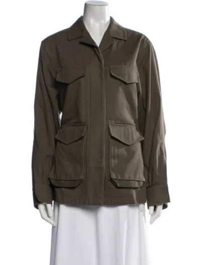 Pre-owned Totême Army Jacket Utility Jacket In Green
