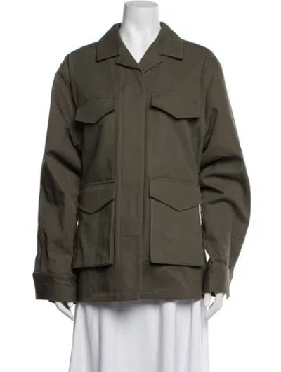 Pre-owned Totême Army Utility Jacket In Green