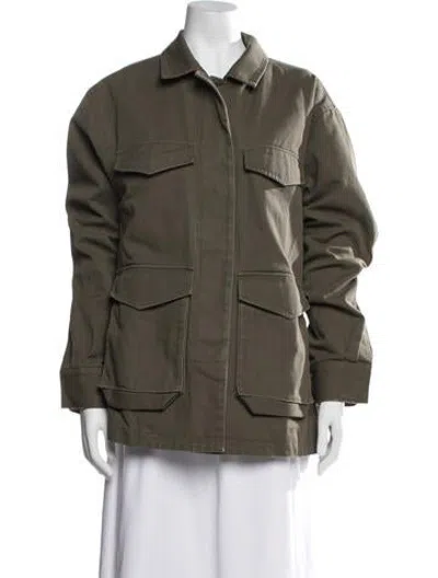 Pre-owned Totême Army Utility Jacket In Green