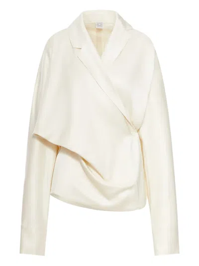 Totême Asymmetric Wrap Shirt