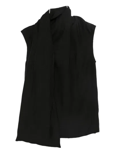 Totême Attached-scarf Blouse In Black
