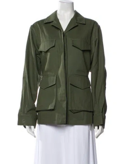 Pre-owned Totême Avignon Utility Jacket In Green