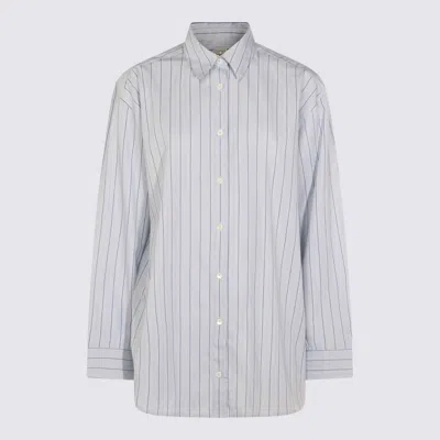 Totême Azure Cotton Classic Stripe Shirt